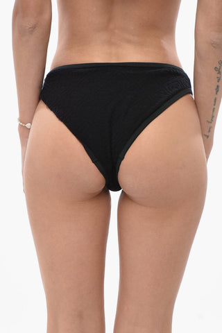 Slip Bikini in Spugna Jacquard