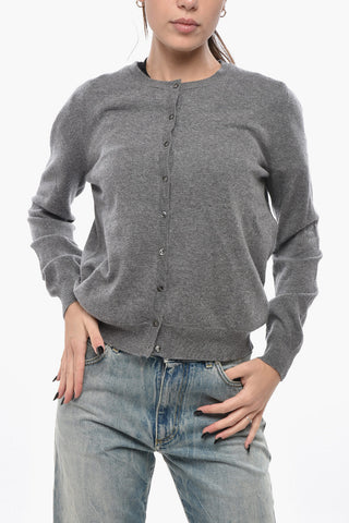 Cardigan mit Rundhalsausschnitt aus reinem Kaschmir