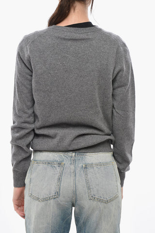 Cardigan mit Rundhalsausschnitt aus reinem Kaschmir