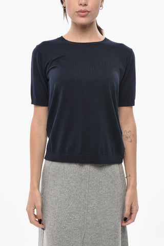 Crew Neck ACRI Short-sleeved Sweater