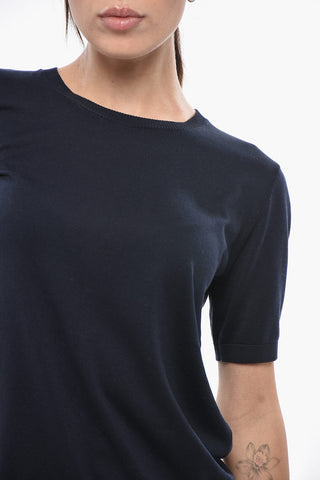 Crew Neck ACRI Short-sleeved Sweater