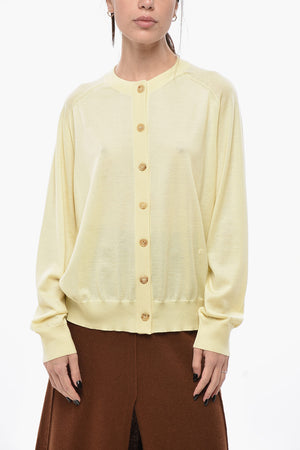 Pure Cashmere Crewneck Cardigan