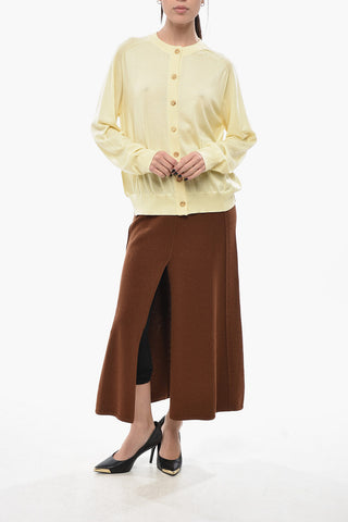 Pure Cashmere Crewneck Cardigan