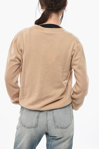 Pure Cashmere Crewneck Cardigan
