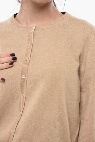 Pure Cashmere Crewneck Cardigan