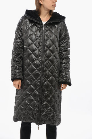 THE CUBE Reversible SPACEBA Coat with Quilted Lining