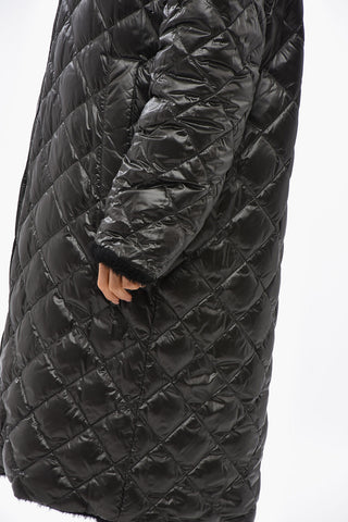 THE CUBE Reversible SPACEBA Coat with Quilted Lining