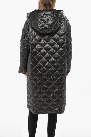 THE CUBE Reversible SPACEBA Coat with Quilted Lining