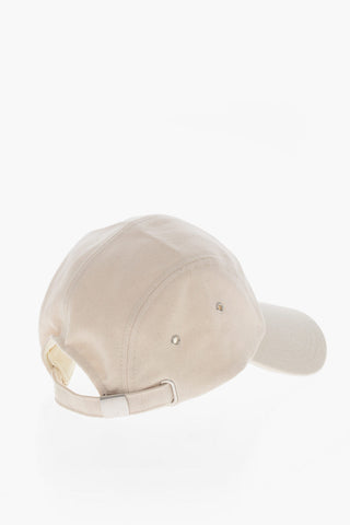 Baseballcap aus Canvas mit gesticktem Logo