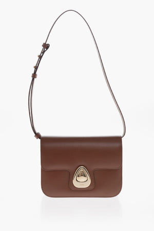 Leather Shoulder Bag NOISETTE