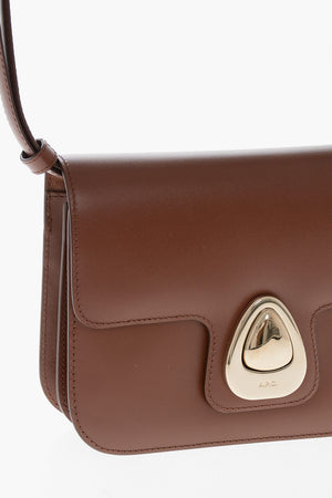 Leather Shoulder Bag NOISETTE