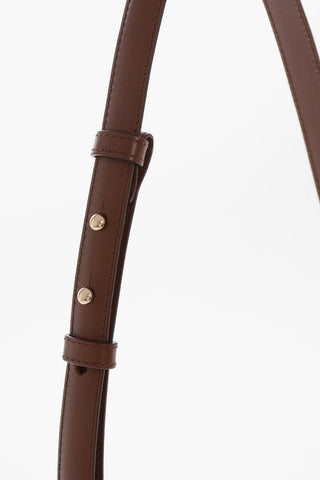 Leather Shoulder Bag NOISETTE