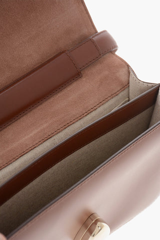 Leather Shoulder Bag NOISETTE