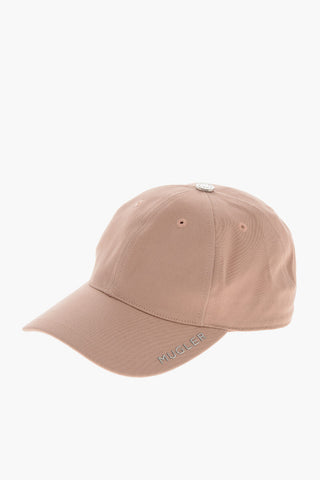 Baseballkappe aus Baumwolle mit Logo-Applikation