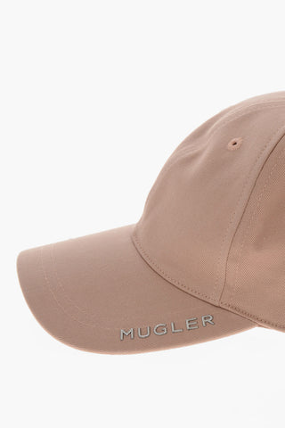 Baseballkappe aus Baumwolle mit Logo-Applikation