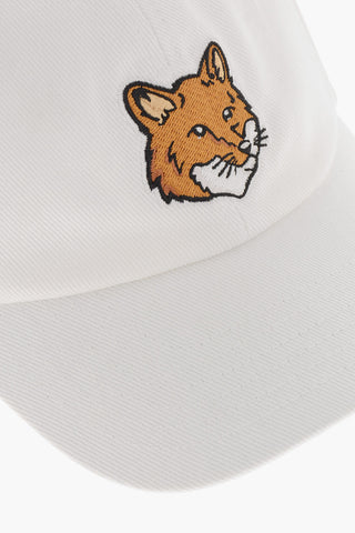 Canvas Baseball Cap With Embroidered Patch