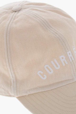 Canvas Baseball Cap with Embroidered Logo