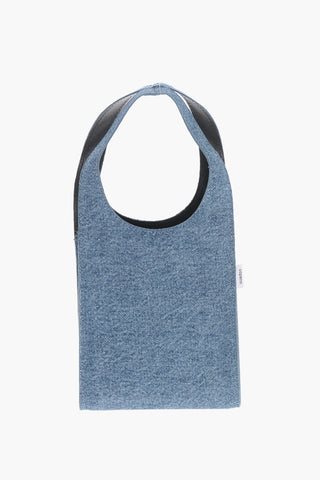 Denim Mini Bag SWIPE with Removable Shoulder Strap