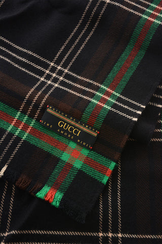 Sciarpa in Lana Motivo Tartan