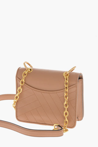 Quilted Leather Shoulder Bag ALEXA MINI