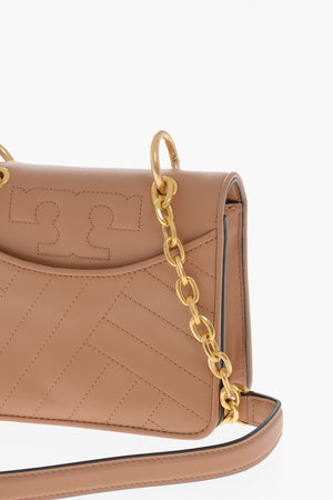 Quilted Leather Shoulder Bag ALEXA MINI