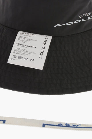 Nylon Bucket Hat With Strap