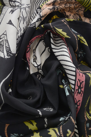 Foulard POWER aus Seidensatin