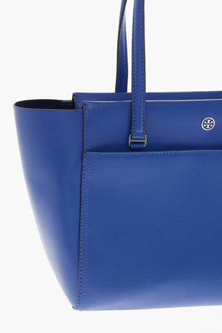 Shopper aus Kunstleder mit Doppelgriff