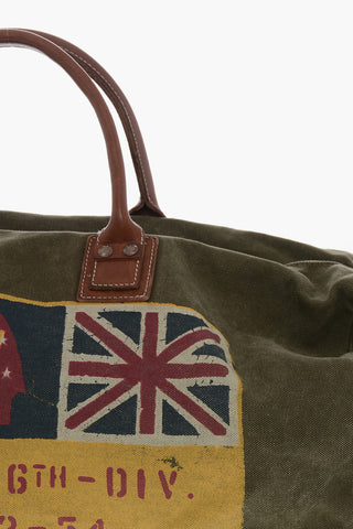 Borsa Viaggio ARMY in Canvas con Stampa