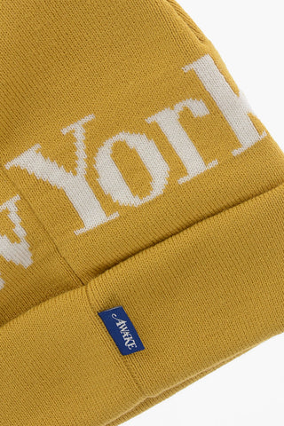 Cappello Beanie con Logo in Jacquard
