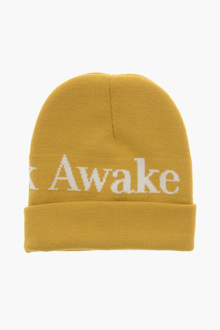 Cappello Beanie con Logo in Jacquard