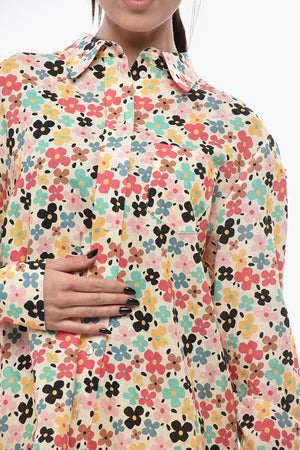 린넨 혼방 블라우스 MAUREEN 플로럴 패턴