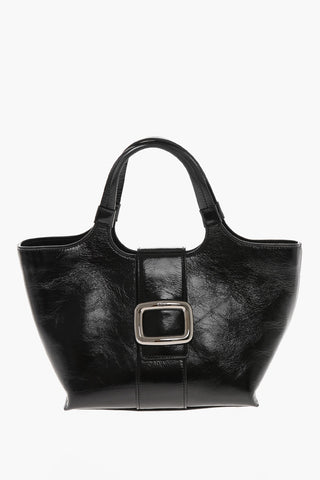 Mini Shiny Leather Bag