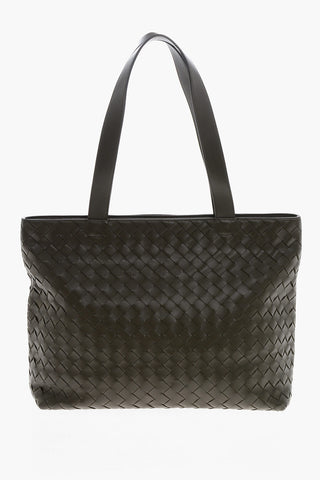 Tote Bag aus geflochtenem Leder