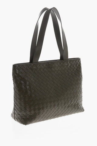 Tote Bag aus geflochtenem Leder