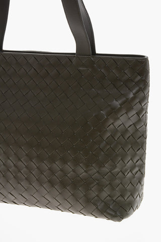 Tote Bag aus geflochtenem Leder