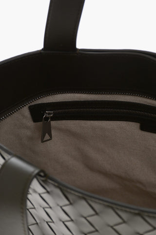 Tote Bag aus geflochtenem Leder