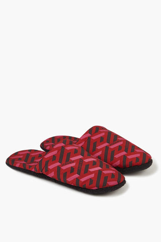 HOME Satin Cabin Set with Monogram Pattern