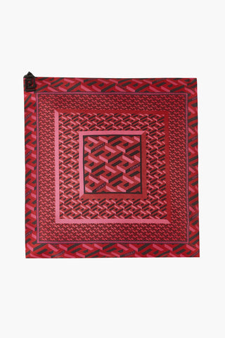 HOME Satin Cabin Set with Monogram Pattern