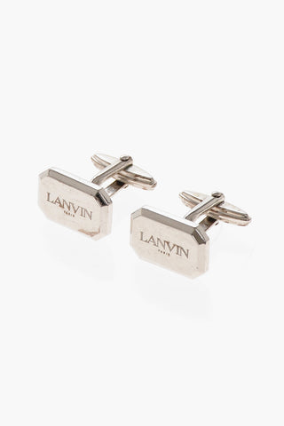 Logo Cufflinks with Silver Finish
