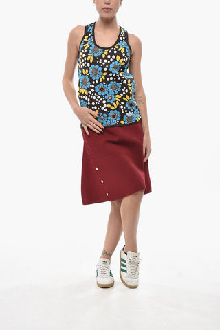 WALES BONNER Tank Top in Maglia Motivo Floreale