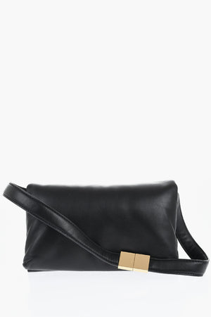 Mini Schultertasche Puff aus Leder