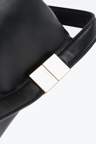 Mini Puff Leather Shoulder Bag