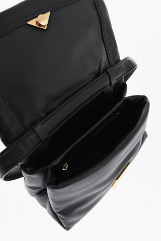 Mini Puff Leather Shoulder Bag