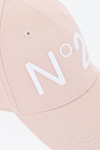 Cappello da Baseball in Cotone con Logo in Rilievo