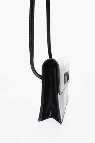 Eco-Leather Shoulder Bag with Embossed Logo