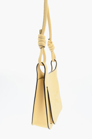 Mini Schultertasche aus gehämmertem Leder