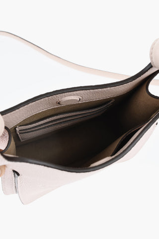 Mini Schultertasche aus gehämmertem Leder