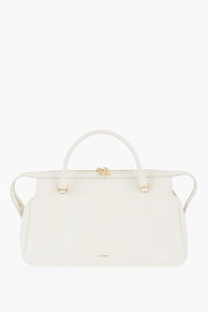 Leather Crocodile-Effect Handbag