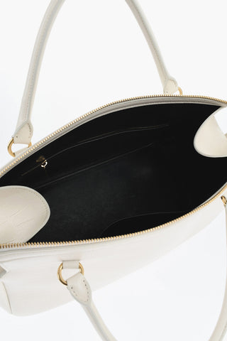 Leder-Handtasche im Krokodilleder-Effekt